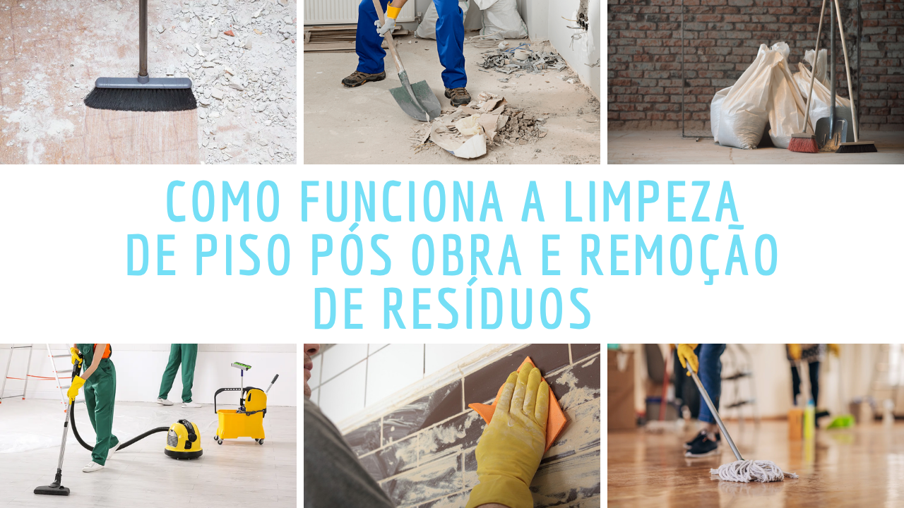 Entenda como é feita a limpeza de piso pós obra, como remover cimento e rejunte sem danificar o revestimento.